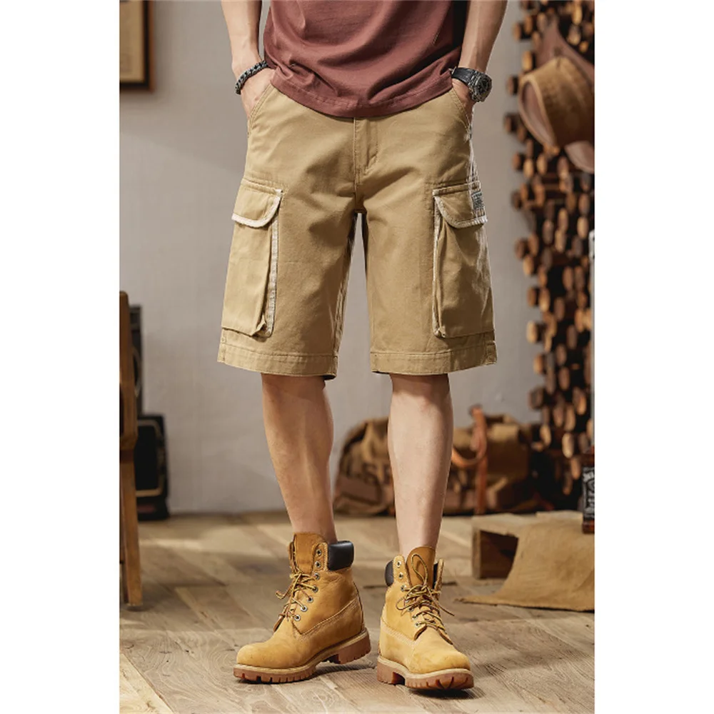 Pantalones cortos cargo camuflaje ripstop para hombre – verano - imagen 2