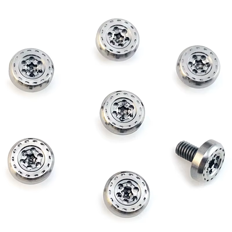 Tornillos de titanio Torx de cabeza de botón y remaches - imagen 5