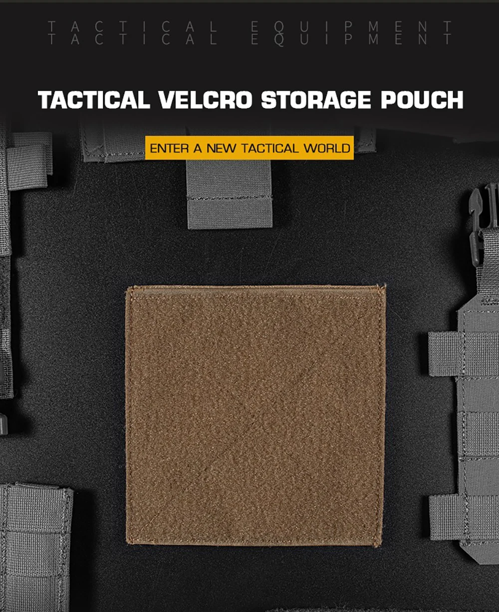 Bolsa táctica táctica con velcro