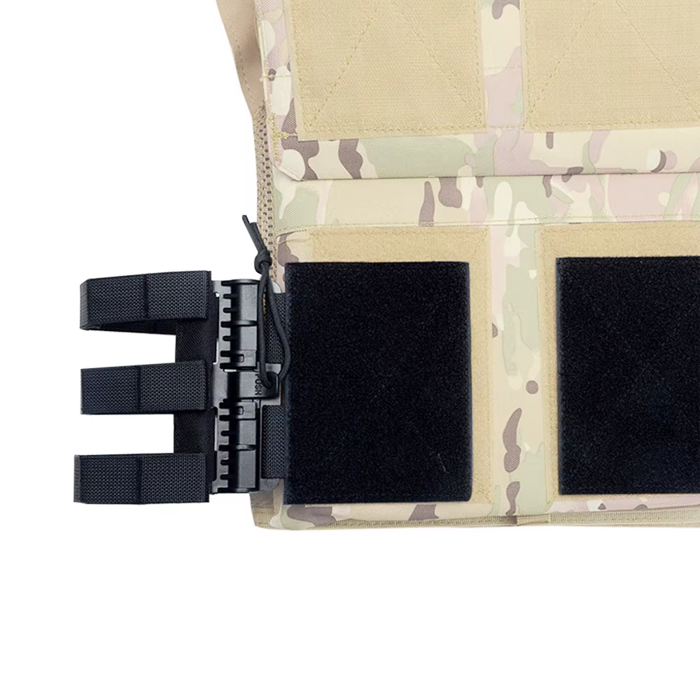 VULPO Chaleco táctico portador de placa Airsoft liberación rápida - imagen 3