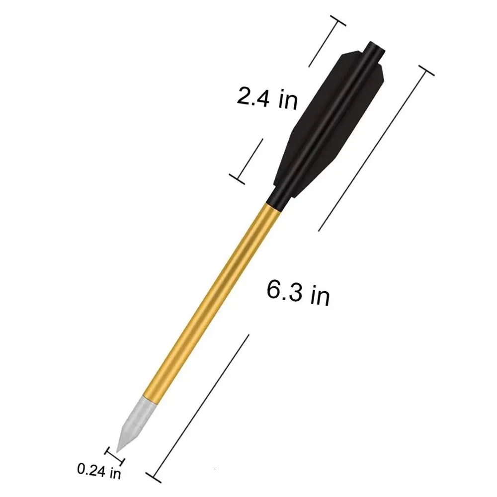 Flechas tácticas para tiro con arco, puntas de aluminio - imagen 2