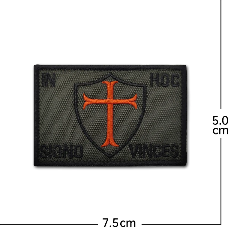 Knight Shield Crusader Parche reflectante táctico adhesivo - imagen 4