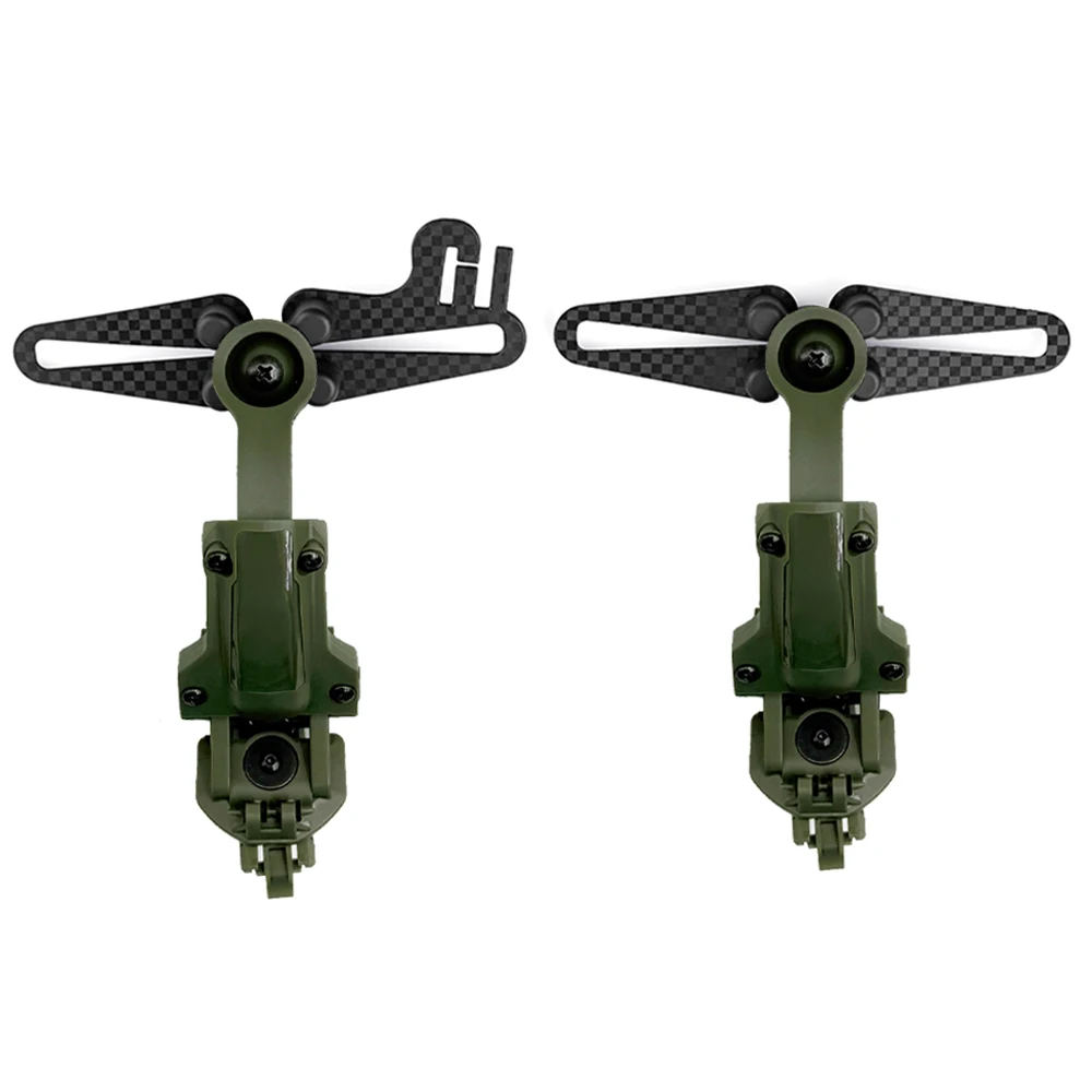 Soporte montaje FAST para casco de auriculares tácticos con riel - imagen 4