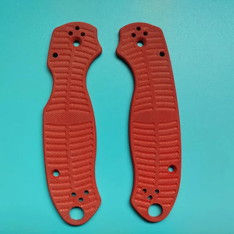 Spyderco Paramilitary3 escamas de mango G10 patrón Fishbone - imagen 2