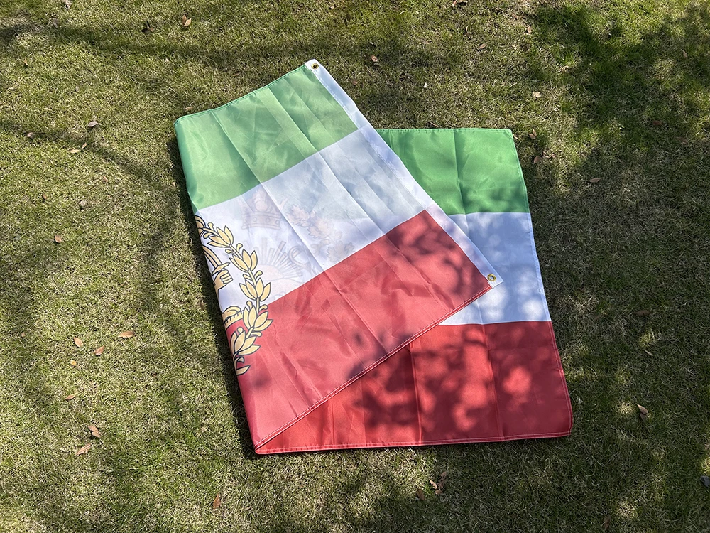 Bandera de Irán León y Sol para exterior en poliéster resistente - imagen 3