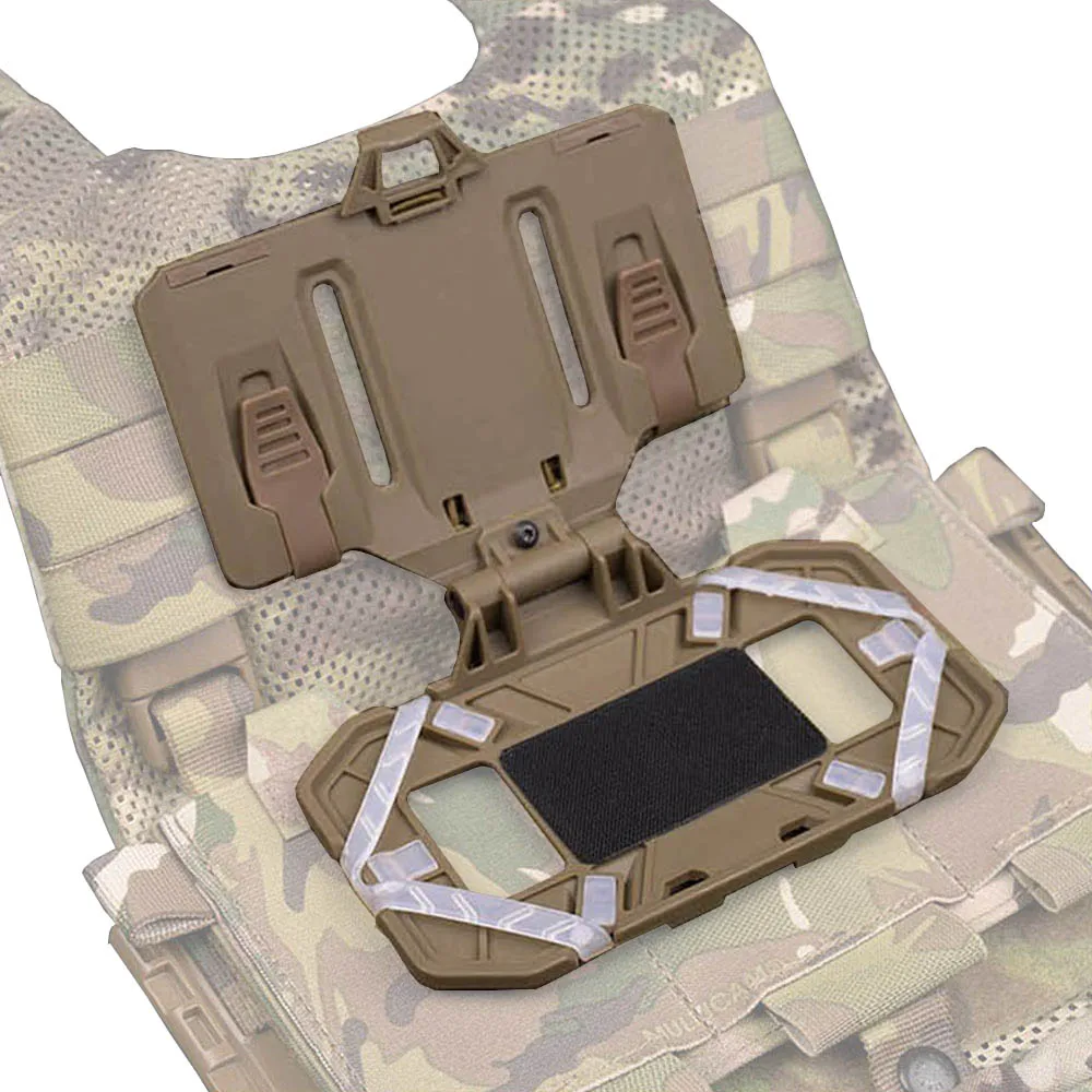Soporte táctico MOLLE para teléfono y mapas, panel plegable de caza - imagen 4