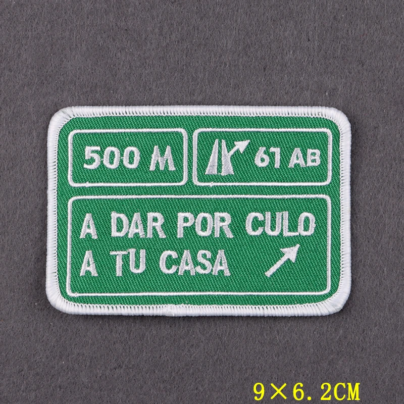 Parches termoadhesivos con eslogan DIY para ropa y mochila bordado - imagen 4