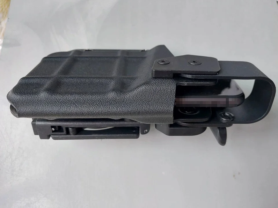 Funda táctica desmontaje rápido para móvil MOLLE con cierre bloqueo