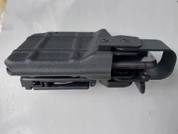 Funda táctica desmontaje rápido para móvil MOLLE con cierre bloqueo