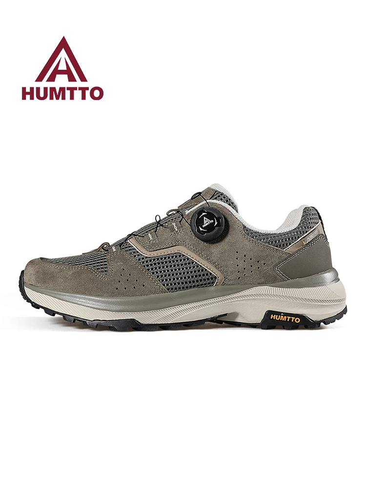 HUMTTO botas trekking hombre – Outdoor transpirables tobillo - imagen 4