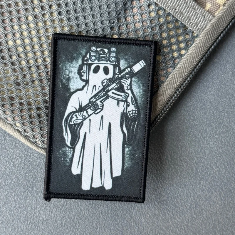 Parche táctico Operador Fantasma con velcro, insignia moral brazalete - imagen 5