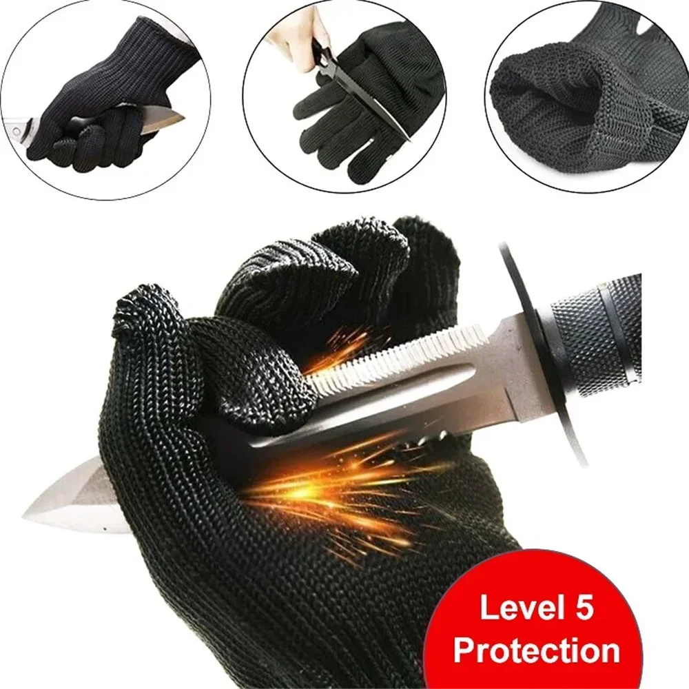 Guantes anticorte HPPE nivel 5 para trabajo - proteccion laboral - imagen 3