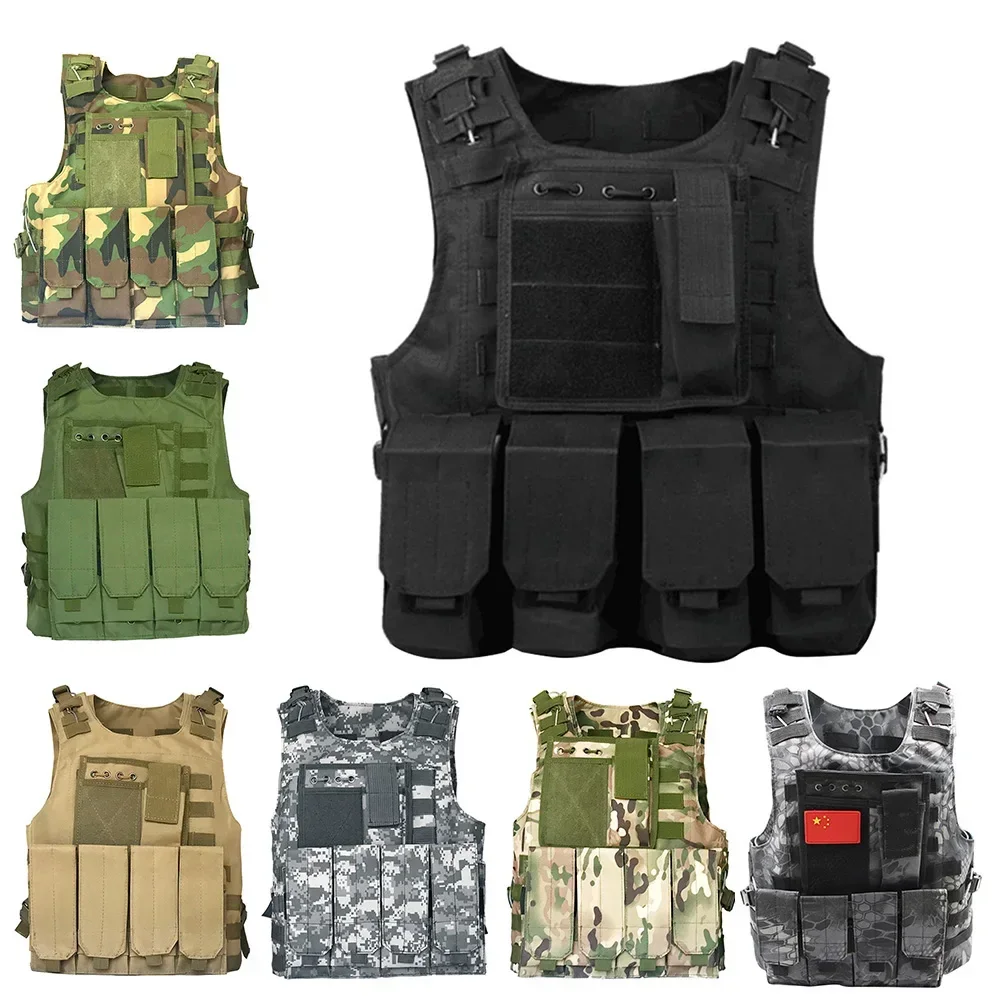 Chaleco táctico infantil MOLLE para Airsoft y Paintball - imagen 2