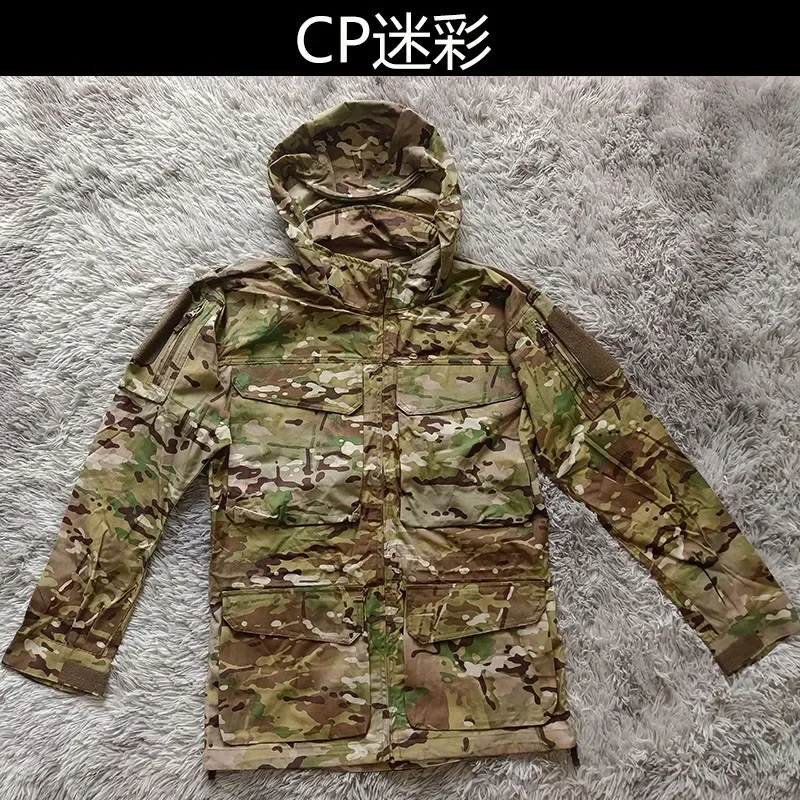 Chaqueta táctica PRO M2 camuflaje cortavientos capucha bolsillos - imagen 5