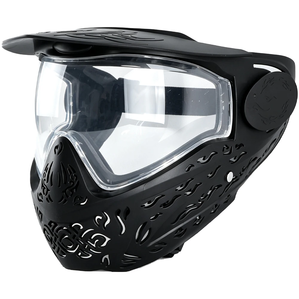Máscara Táctica Facial Completa con Lente Antivaho para Paintball - imagen 4