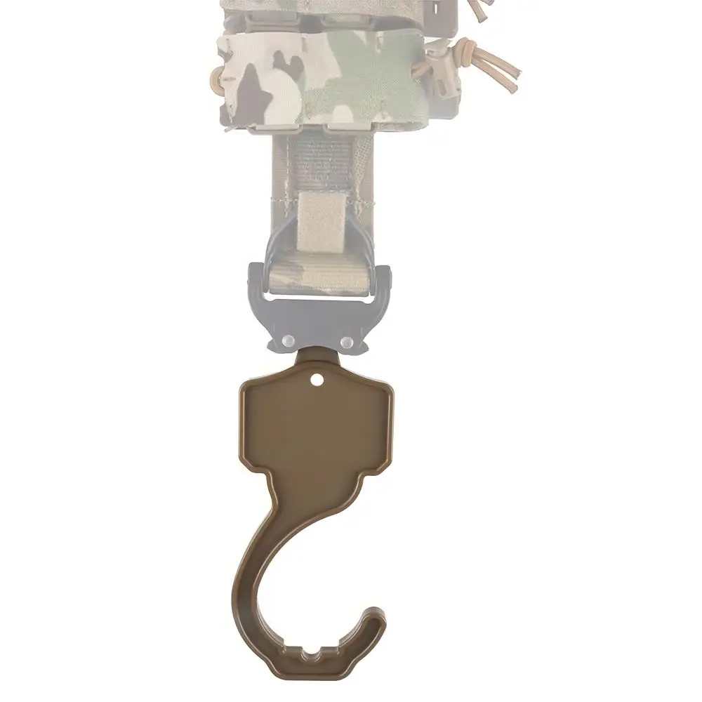 Gancho táctico MOLLE para cinturón, soporte ligero de plástico - imagen 2