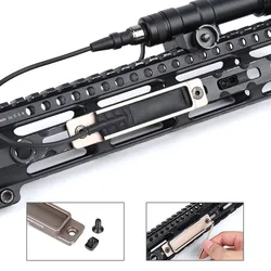 Soporte interruptor remoto táctico para raíles M-LOK Keymod caza
