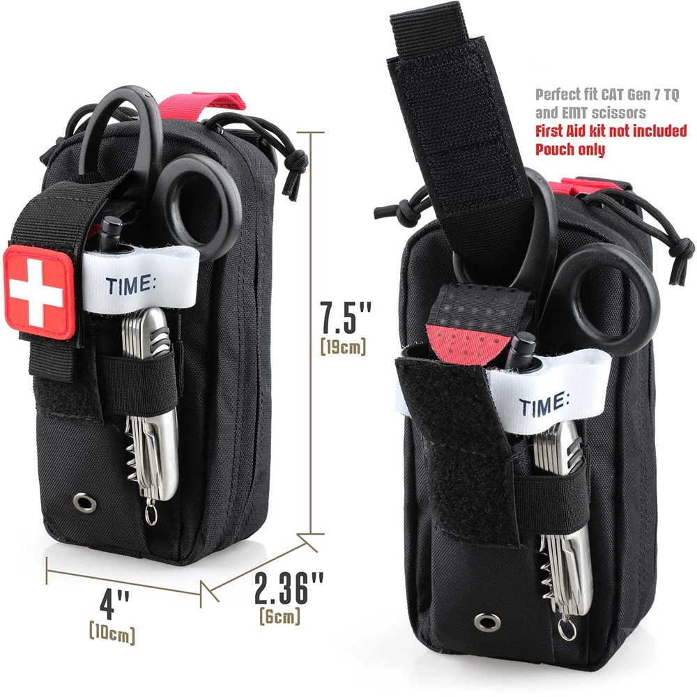 Bolsa IFAK muslo táctica – Soporte MOLLE para torniquete - imagen 5