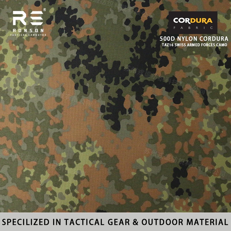 Tejido Cordura táctica camuflaje recubierto PU impermeable
