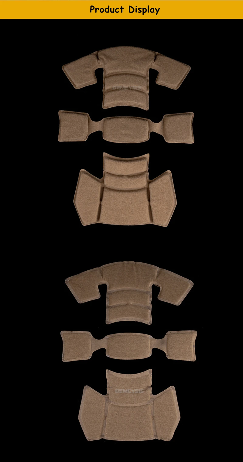 Proceso de colocación del acolchado dentro del casco