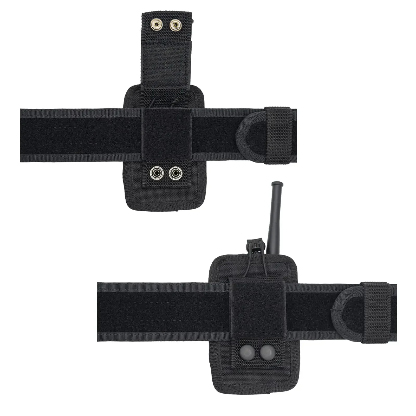 Funda táctica walkie talkie de nailon resistente para cinturón MOLLE - imagen 3