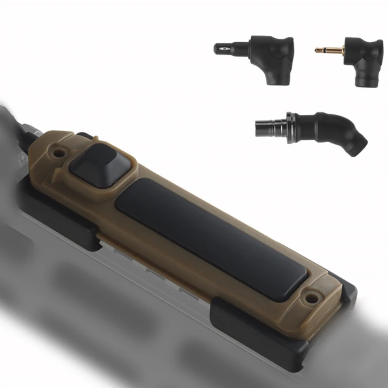 Linterna táctica multifunción con cable remoto para rail Picatinny - imagen 2