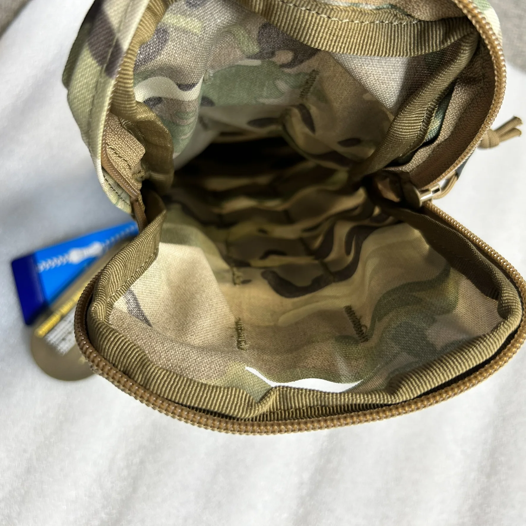Bolsa de hidratación táctica MOLLE de nailon camuflaje para mochila - imagen 4