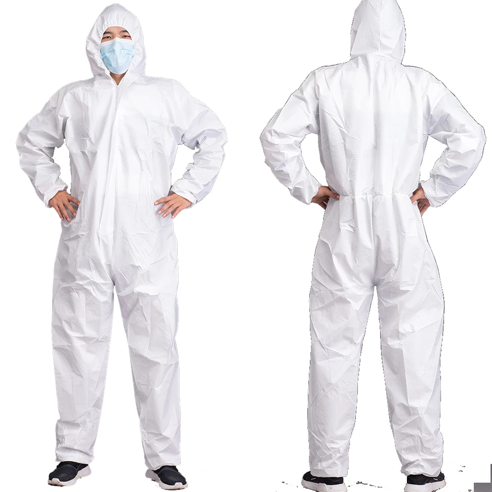 Traje de trabajo desechable transpirable resistente agua y aceite - imagen 3