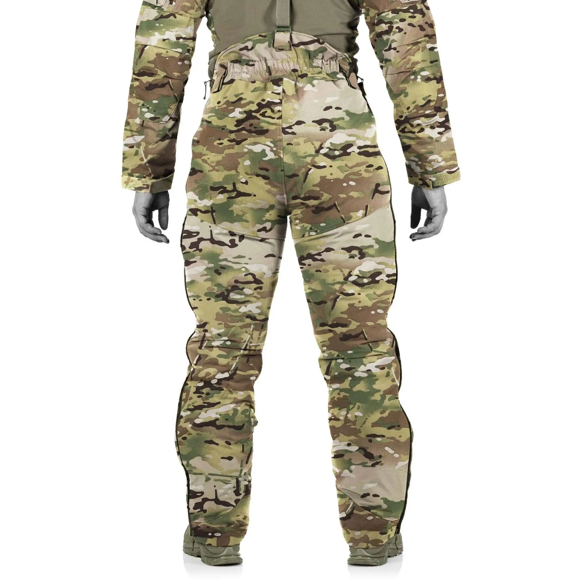 Pantalón camuflaje de esquí acolchado de algodón grueso - imagen 3