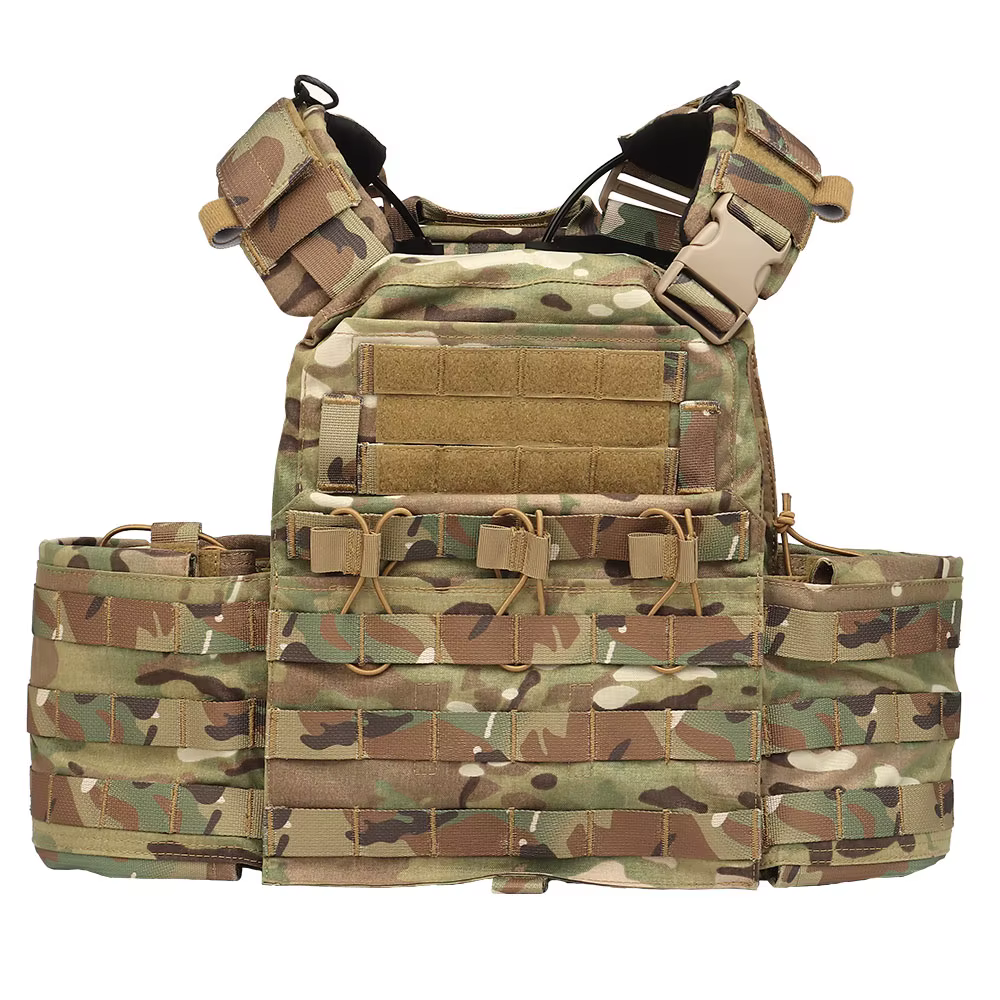 Chaleco táctico porta placas CPC con sistema MOLLE resistente