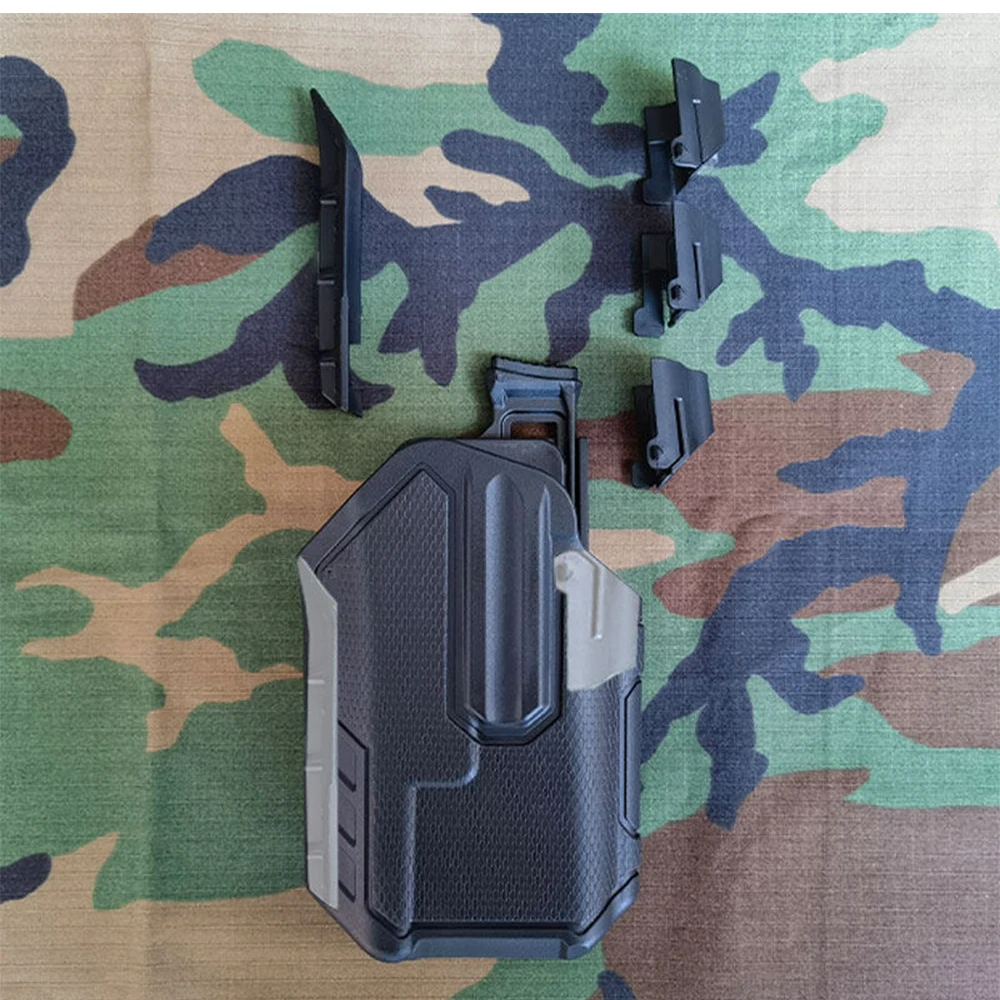 Funda táctica pistola airsoft con clip de cinturón extracción rápida - imagen 3