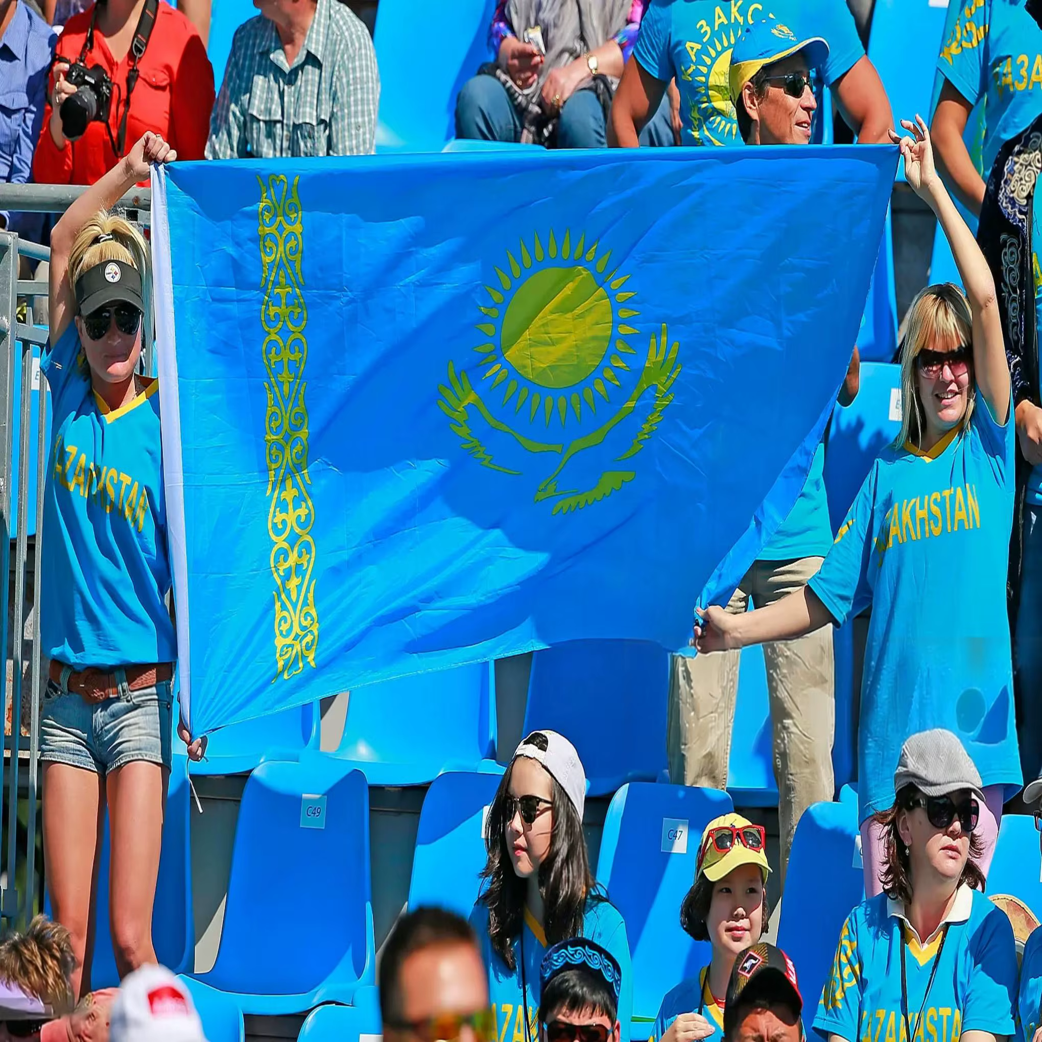 Bandera decorativa de Kazajstán para interior y exterior - imagen 3