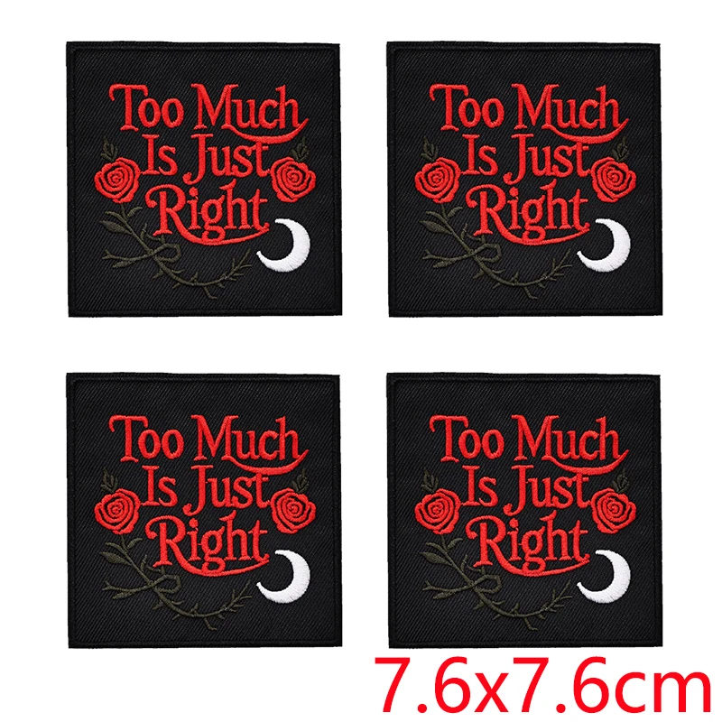 Parches bordados personalizados con letras y eslóganes–coser o planchar - imagen 5