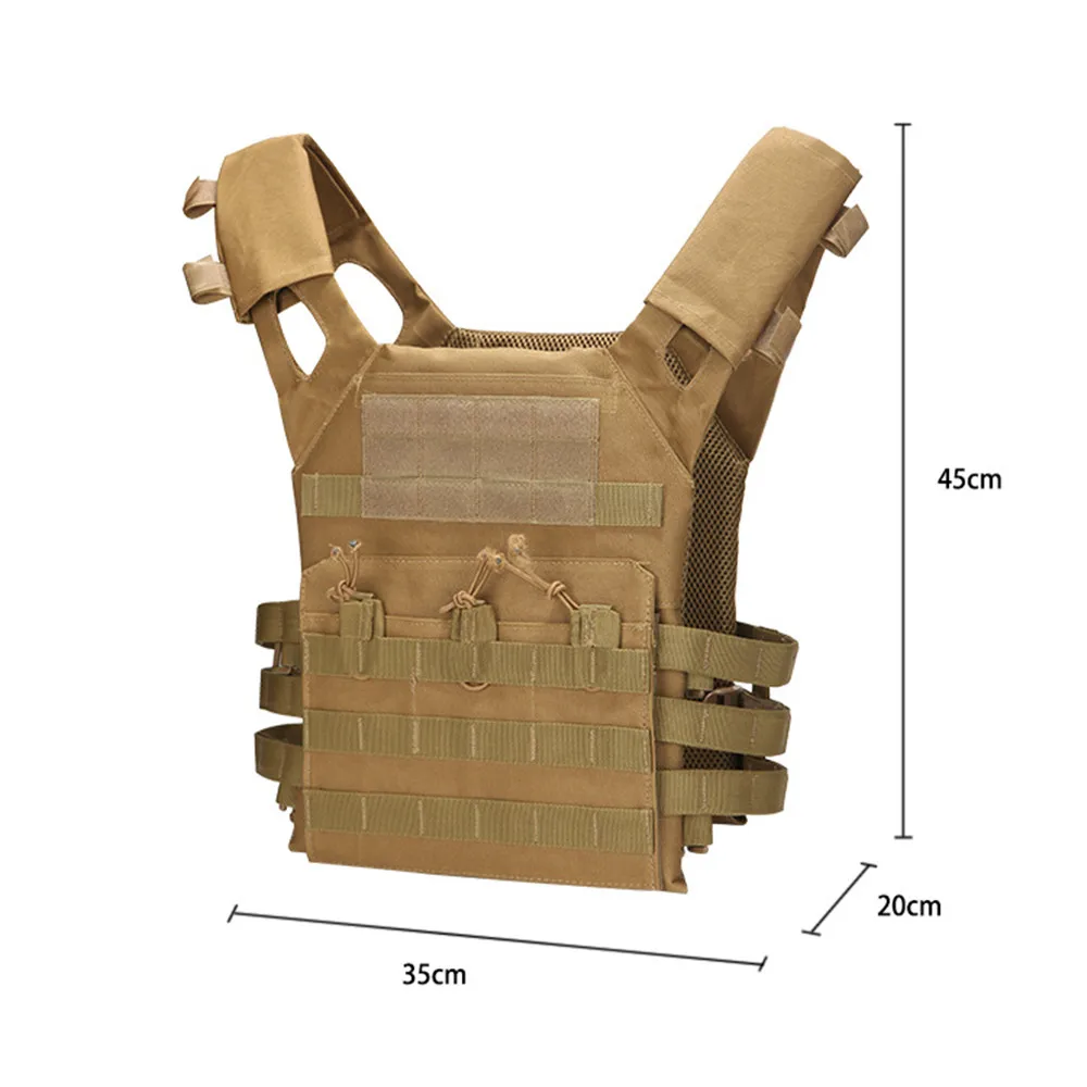 Chaleco MOLLE ligero ventilación entrenamiento táctico - imagen 2