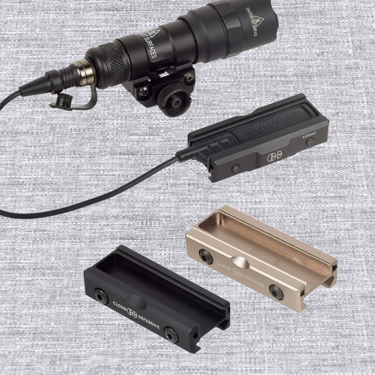 Surefire linterna M600 con cinta remota y almohadilla de presión - imagen 3
