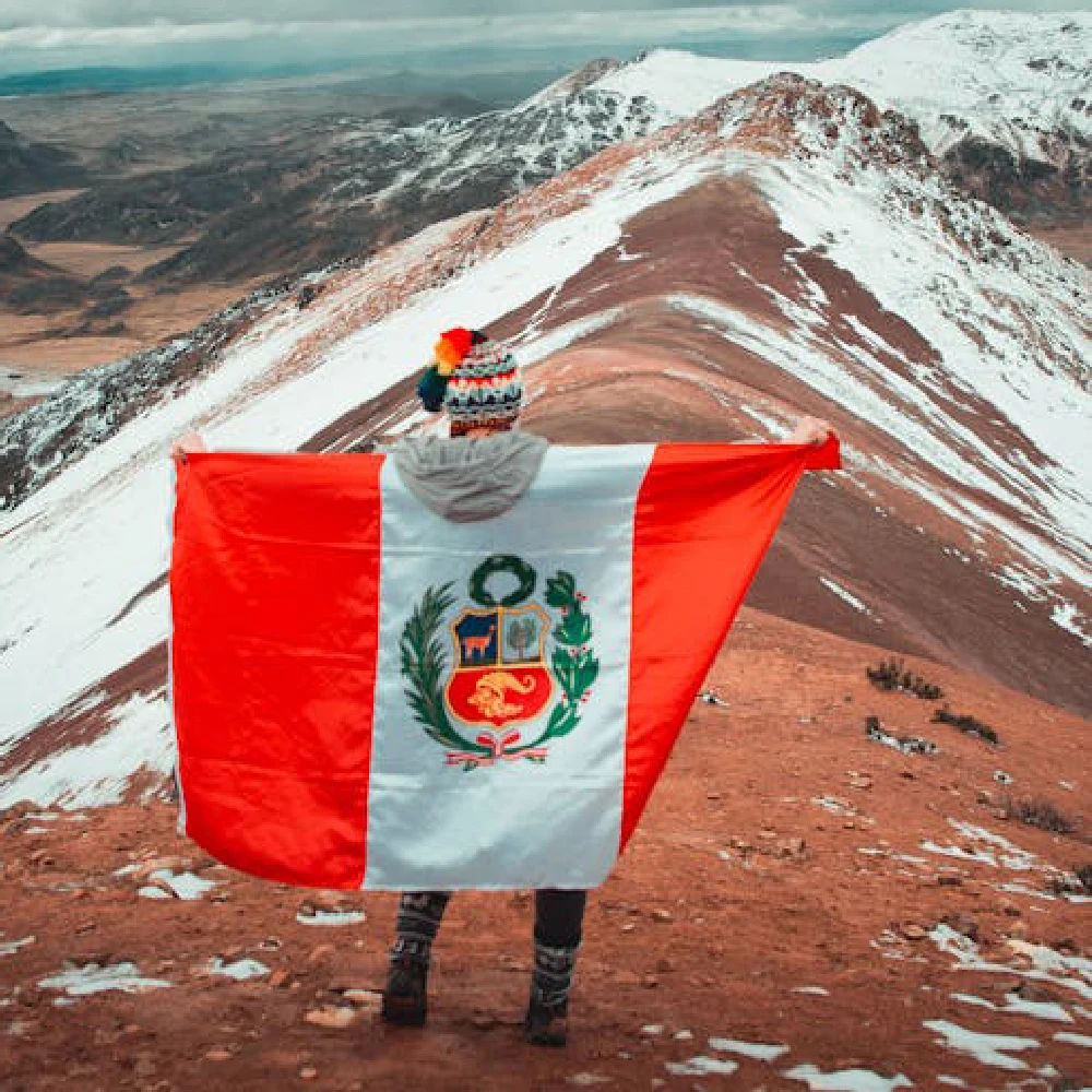 Bandera Peruana decorativa para exterior e interior - imagen 4