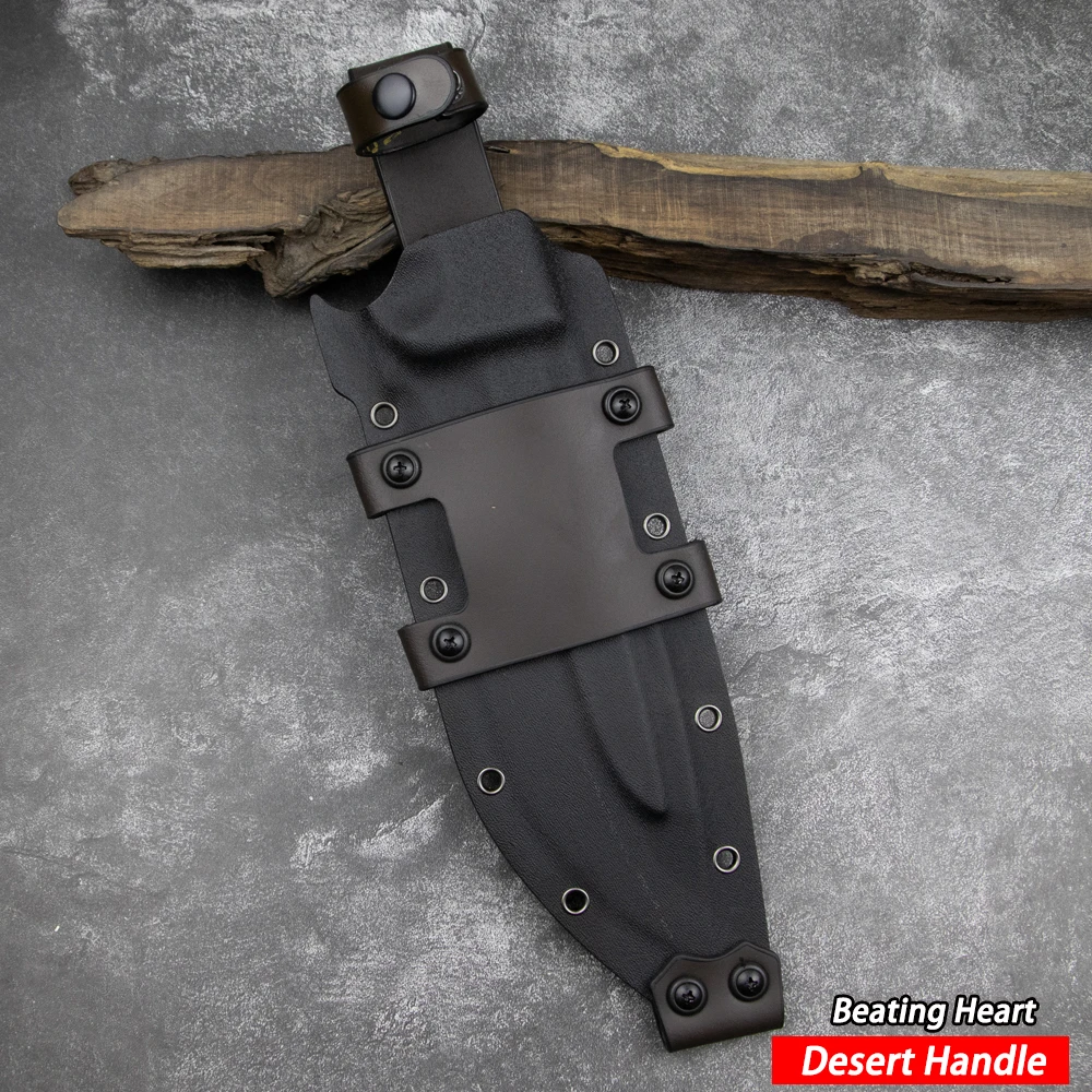 Cuchillo de caza hoja fija LENGREN con funda Kydex - imagen 3