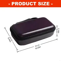 Funda micrófono EVA con cremallera doble, acceso rápido y protección