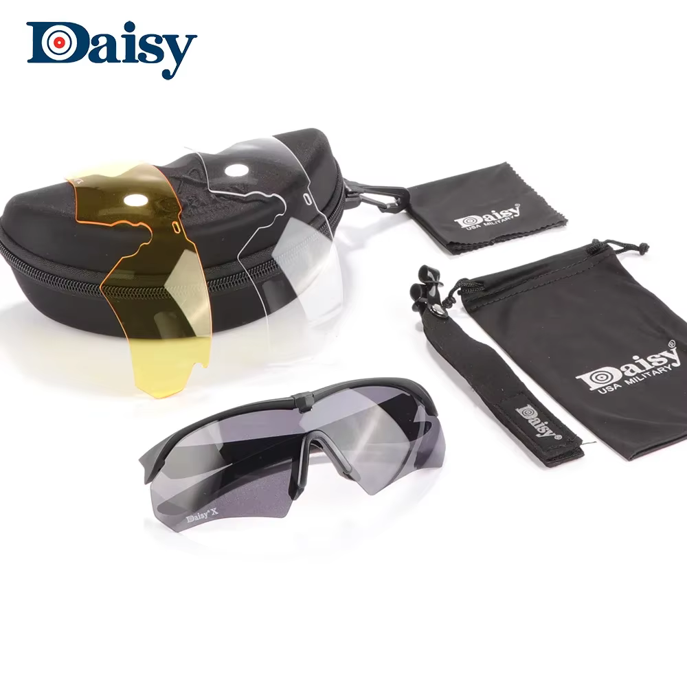 Gafas tácticas protección UV lentes intercambiables Airsoft caza senderismo - imagen 5