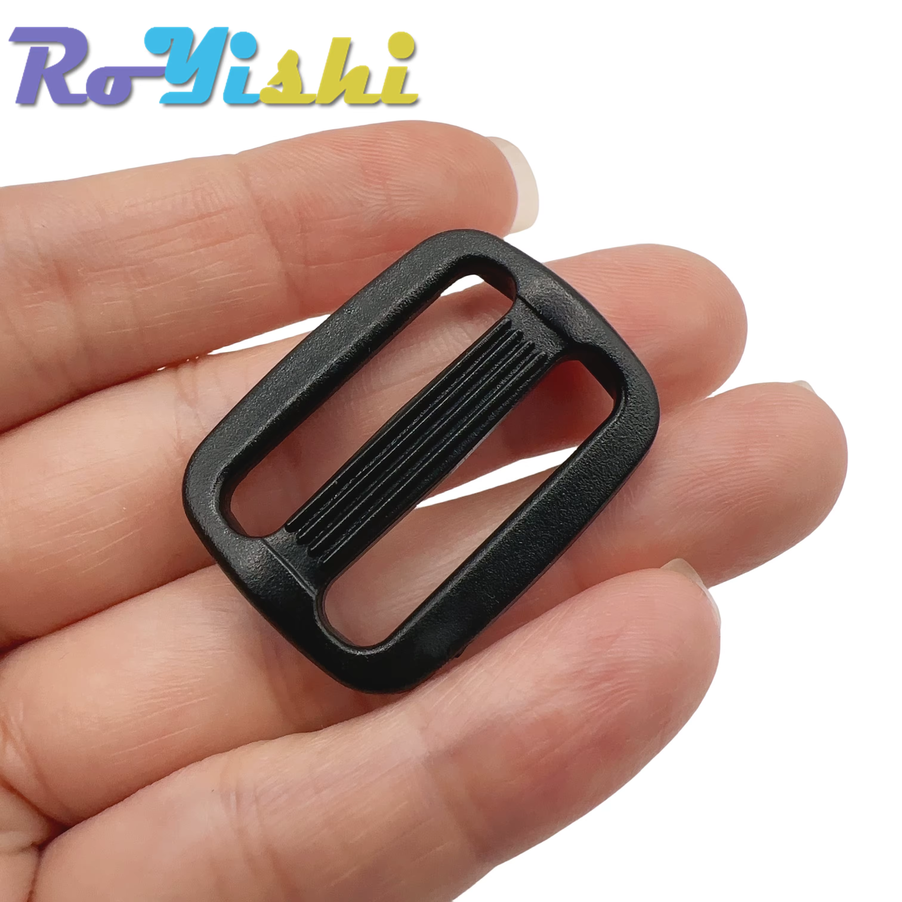 Hebilla tri-glide ajustable plástico negro 1 pulgada correas mochila - imagen 5