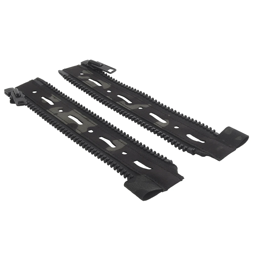 Adaptador cremallera panel trasero portaplacas modular MOLLE airsoft - imagen 2