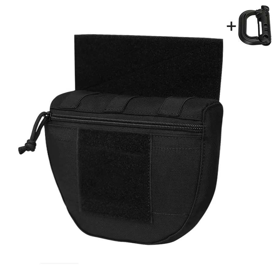 Bolsa táctica de pecho y abdomen con panel de velcro