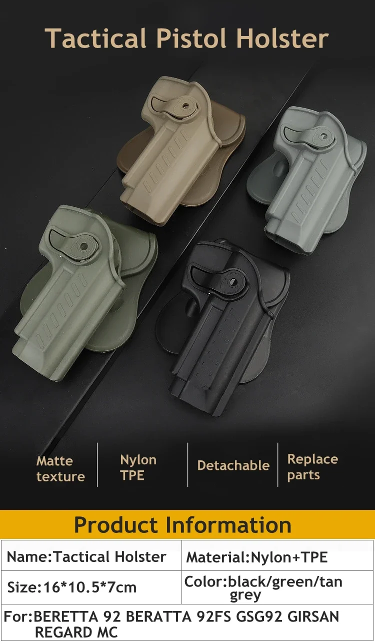 Vista frontal de la funda negra tostada verde gris