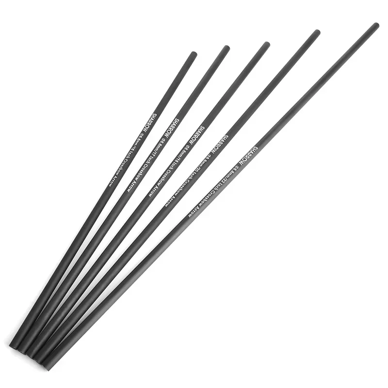 Boltas de ballesta de carbono OD 8,8 mm e ID 7,6 mm para tiro