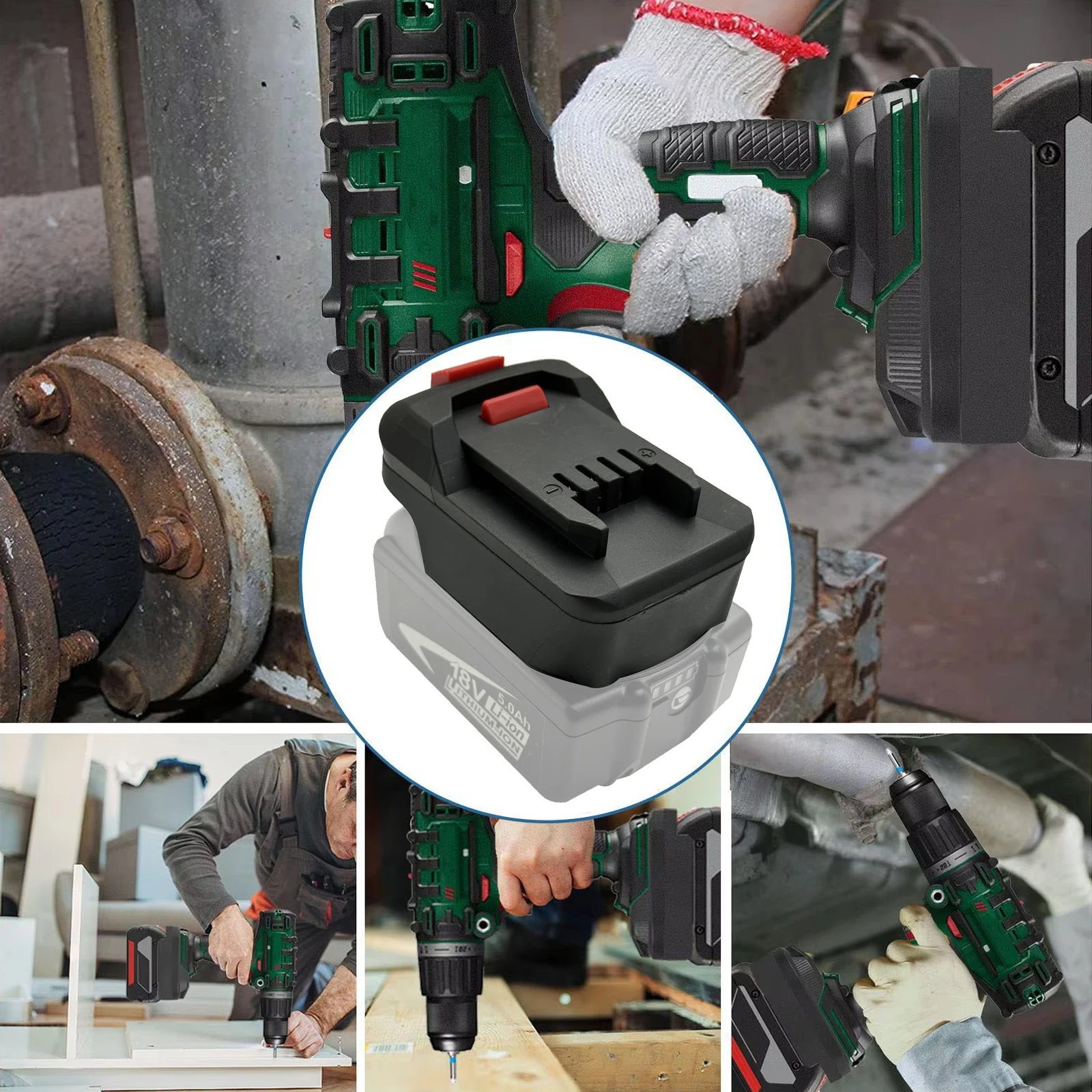 Adaptador de batería Makita a herramienta Parkside – fácil instalación - imagen 5