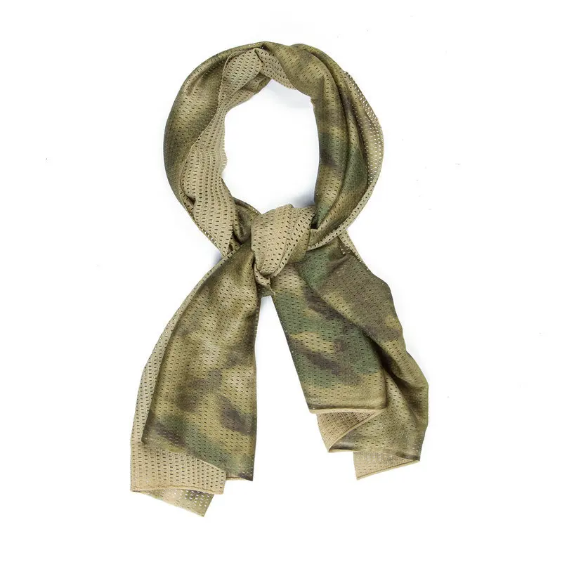 Pañuelo táctico camuflaje malla transpirable para cuello exteriores - imagen 5