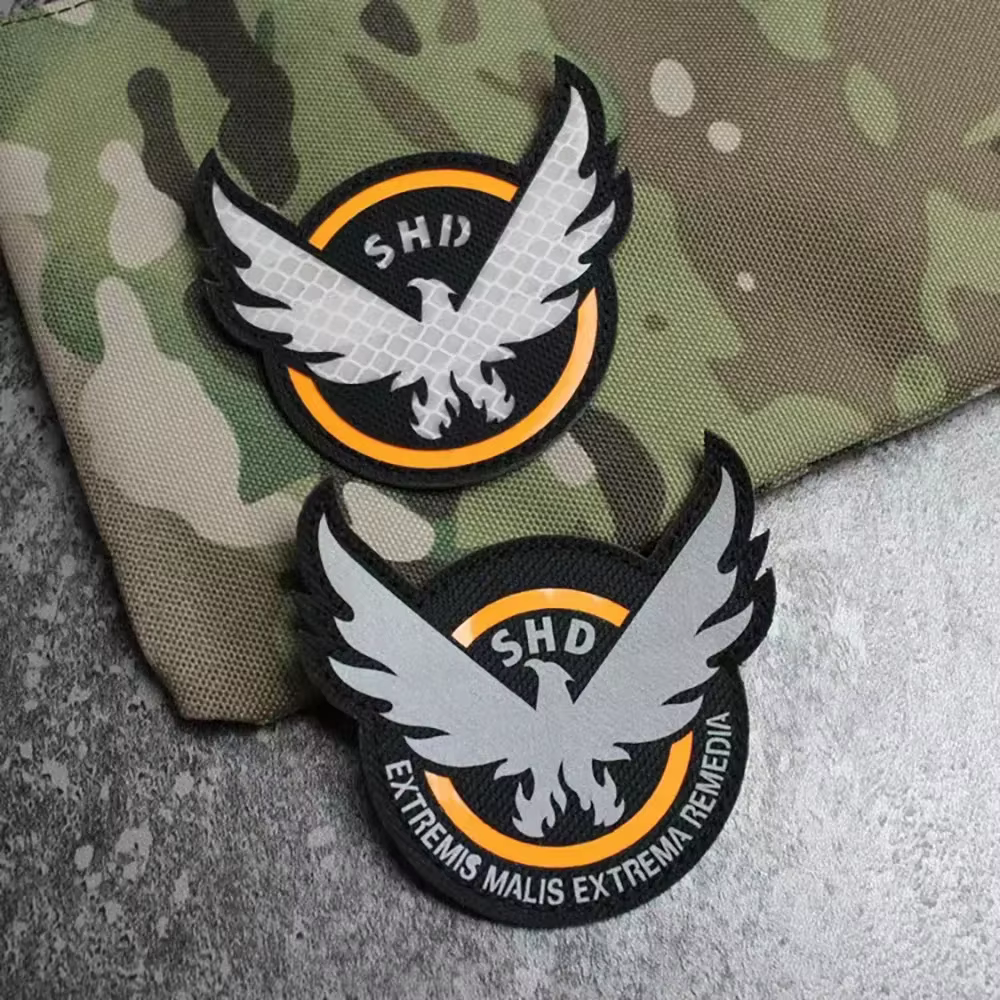 Parche bordado SHD The Division táctico para ropa y mochila - imagen 3