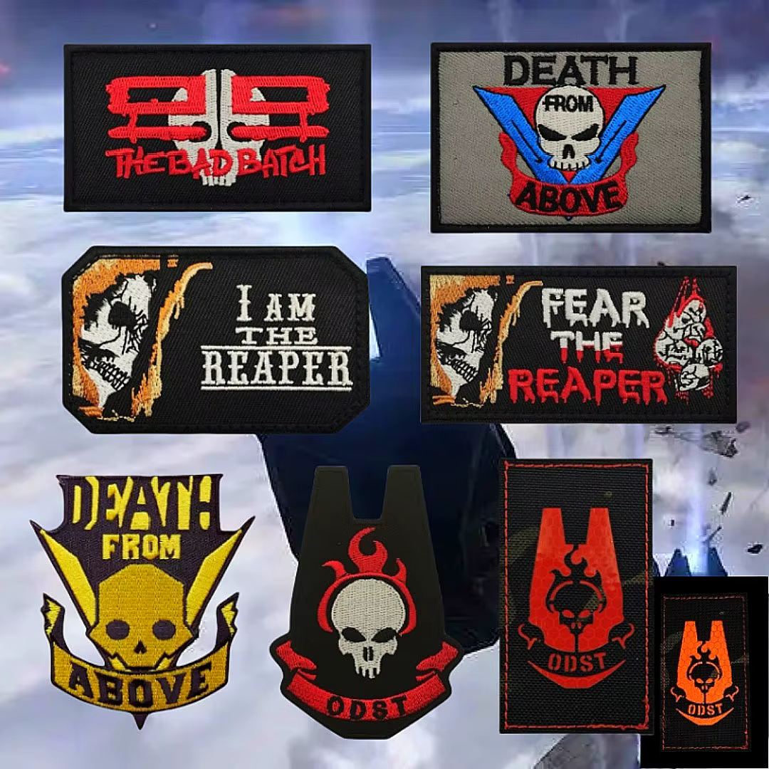 Hello ODST parche bordado Fear the Reaper – Táctico para mochila