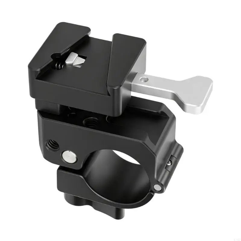 Abrazadera tubo montaje V liberación rápida con adaptador batería - imagen 2