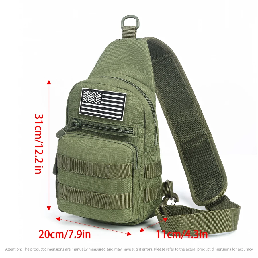 Bolso táctico bandolera multifunción con múltiples bolsillos - imagen 5